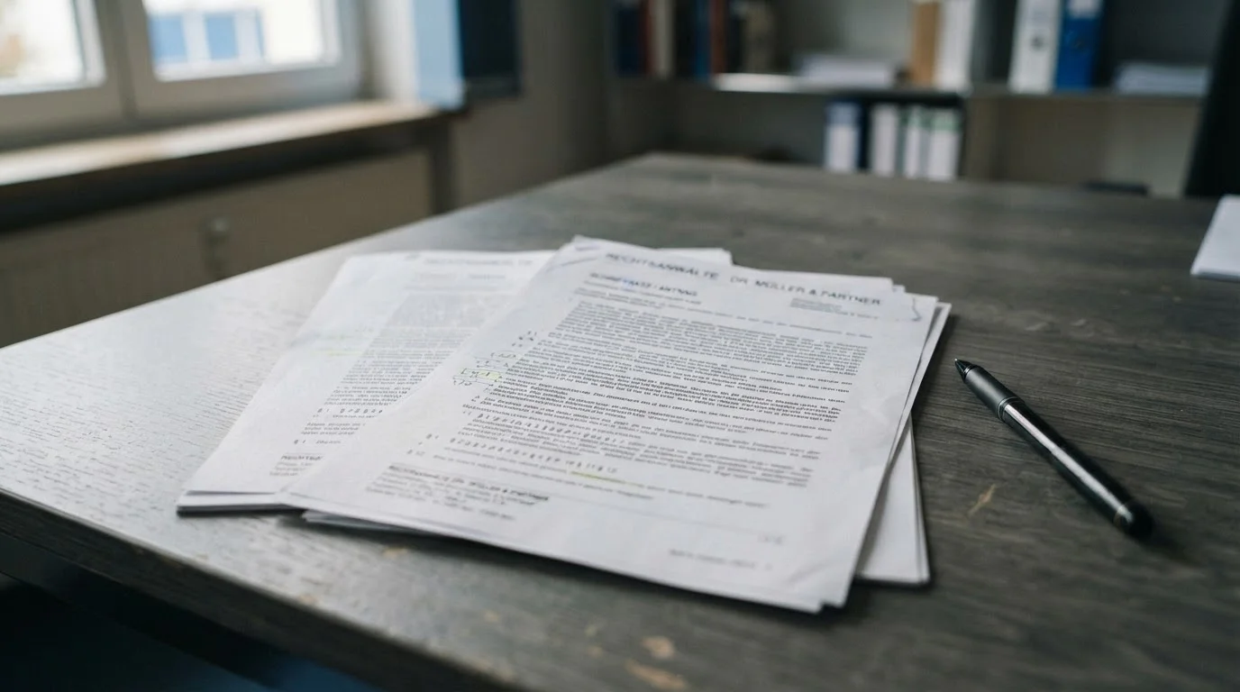 Gesetzestexte und Paragraphen des Glücksspielstaatsvertrags auf einem Schreibtisch