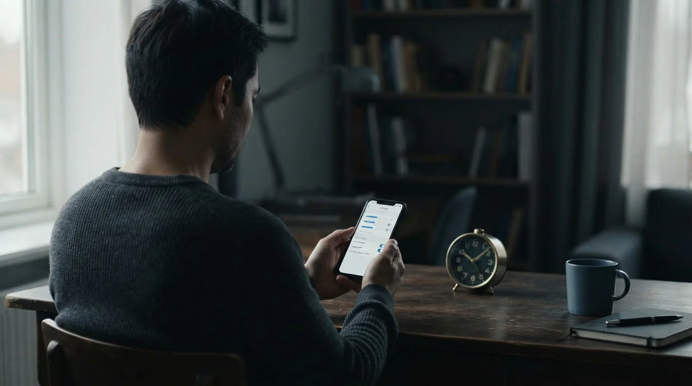 Person setzt Einzahlungs- und Zeitlimits in Wett-App-Einstellungen