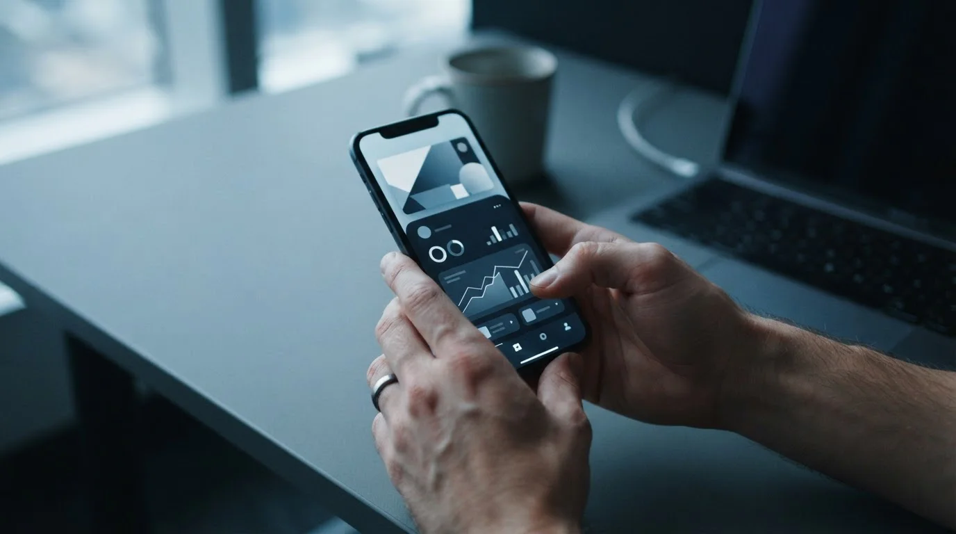 Smartphone mit Krypto-Wallet-Oberfläche als Zahlungsmethode bei Wettanbietern